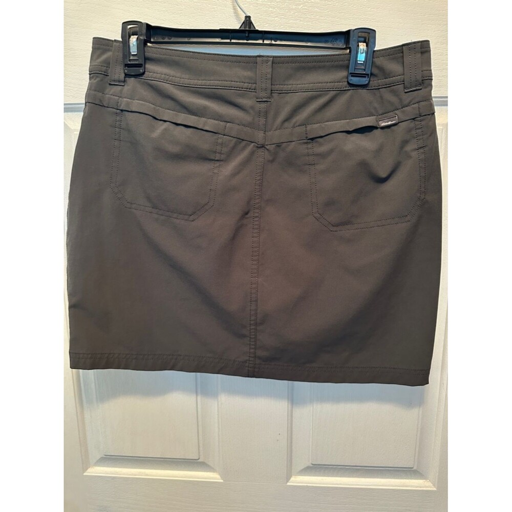 Eddie Bauer Gray Mini Skirt-Skort Tennis Golf Pickleball Hiking Outdoors Size 8 - Picture 3 of 7